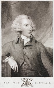 Sir John Sinclair, économiste agricole et statisticien écossais, vers 1790 - Unbekannt