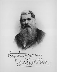 Sir Joseph Wilson Swan, scientifique et inventeur, vers 1900