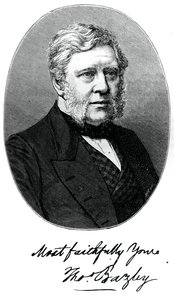 Sir Thomas Bazley, 1er baronnet, fabricant et politicien britannique, vers 1880