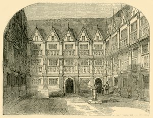 Maison de Sir Thomas Gresham dans Bishopsgate Street, c1872 - Unbekannt