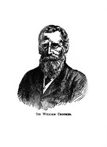 Sir William Crookes, chimiste et physicien anglais, 20ème siècle