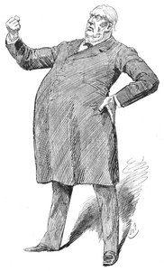 Sir William Harcourt dans un moment fulminant, années 1890 1906