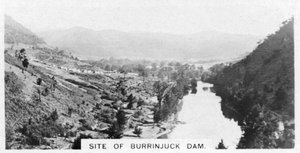 Site du barrage de Burrinjuck, Nouvelle-Galles du Sud, Australie, 1928 - Unbekannt