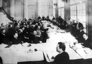 Séance de la commission agricole de la Première Douma, Saint-Pétersbourg, Russie, 1906 - Unbekannt