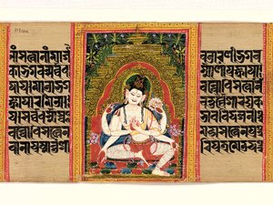 Avalokiteshvara à six bras exposant le Dharma, Perfection de la Sagesse, début du XIIe siècle - Unbekannt