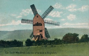 Six moulins à vent rapides, Kingston, près de Lewes, Sussex, vers 1905 - Unbekannt