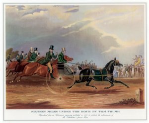 Seize miles en une heure par Tom Pouce, 1831 - Unbekannt