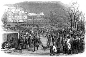Patinage à Regents Park, 1850 - Unbekannt