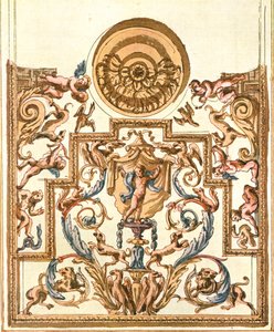 Esquisse pour peinture décorative, France, 1928 - Unbekannt