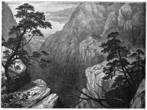 Chaîne enneigée de la Sierra Madre, Montagnes Rocheuses, USA, 1877 - Unbekannt