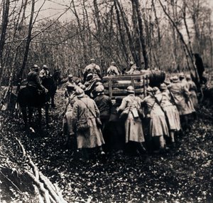 Soldats dans les bois, vers 1914-1918 - Unbekannt