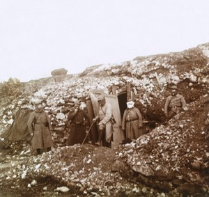 Soldats portant des masques à gaz, vers 1914-1918 - Unbekannt