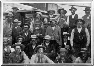 Quelques officiers boers de Cronje après Paardeberg, 2e guerre des Boers, 1900
