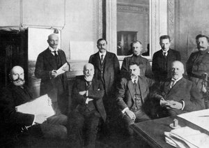 Quelques leaders de la révolution russe, 1917, vers 1920 - Unbekannt