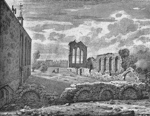 Vue sud-est du couvent de Sainte-Hélène, Bishopsgate, Londres, c1819 1906 - Unbekannt