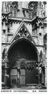 Porche sud-est, cathédrale de Lincoln, vers 1920 - Unbekannt