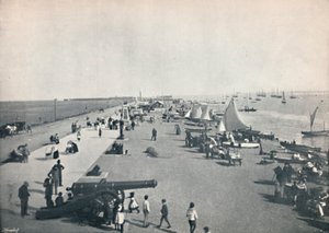 Southsea - Vue générale de la plage, 1895 - Unbekannt