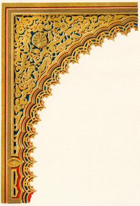 Écoinçon de la niche de la porte d