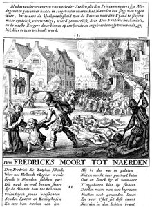 Troupes espagnoles incendiant des bâtiments et massacrant pendant la domination espagnole aux Pays-Bas, 1567-73 - Unbekannt