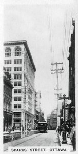 Rue Sparks, Ottawa, Canada, vers 1920 - Unbekannt