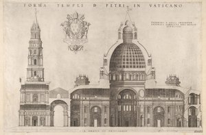 Speculum Romanae Magnificentiae : Conception pour la basilique Saint-Pierre au Vatican, 1514 - Unbekannt