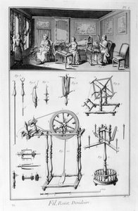 Roue de filage, 1751-1777 - Unbekannt