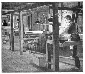 Tisserands de soie de Spitalfields, 1893
