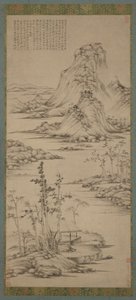 Brumes printanières sur un pavillon au bord de la rivière, dynastie Ming, 1368-1644 - Unbekannt