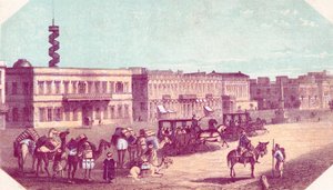 Place à Alexandrie, 19ème siècle - Unbekannt
