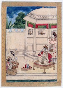 Sri Raga, Album Ragamala, École du Rajasthan, 19ème siècle - Unbekannt