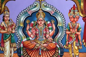 Temple hindou Sri Vadapathira Kaliamman. Déesse mère suprême. Singapour - Unbekannt