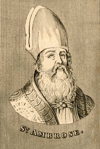 Saint Ambroise, c340-397, 1830 - Unbekannt