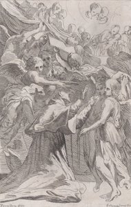 Saint Charles Borromée entouré d