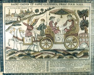 Saint Crispin et Saint Crispinian, martyrs chrétiens, 19ème siècle - Unbekannt