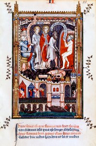 Saint Denis est jeté dans le four, 1317 - Unbekannt