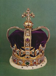 Couronne de Saint-Edouard avec laquelle le souverain est couronné, 1953 - Unbekannt