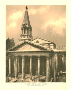 St George, Bloomsbury, vue du sud-est, milieu-fin du 19e siècle - Unbekannt