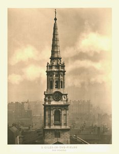 St Giles-in-the-Fields, Le Clocher, milieu-fin 19ème siècle - Unbekannt