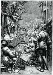 Saint Jean-Baptiste prêchant dans le désert, XVIe siècle - Unbekannt