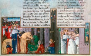 Saint Louis retourne à Paris, et Saint Louis parmi les prêtres, milieu du XIIIe siècle, XVe siècle - Unbekannt
