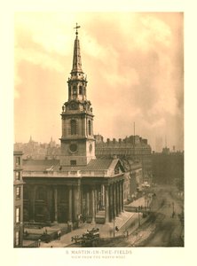 St Martin-in-the-Fields, vue du nord-ouest - Unbekannt