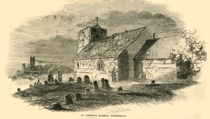 Église Saint-Martin, Canterbury, Kent, vers 1850 - Unbekannt