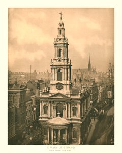 St Mary-le-Strand, Vue de l