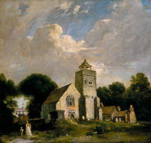 Église Sainte-Marie, Willesden, vers 1820
