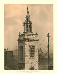St Michael, Paternoster Royal, Le Clocher, milieu-fin du 19ème siècle - Unbekannt