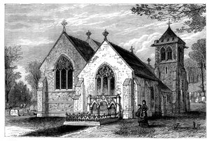 Église Saint-Michel et la tombe de Benjamin Disraeli 1804-1881, fin du 19e siècle - Unbekannt