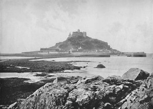 Mont Saint-Michel - Depuis les rochers près de Marazion, 1895 - Unbekannt
