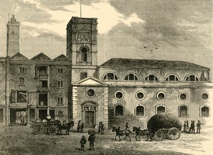 Église St. Olaves, en 1820, vers 1878