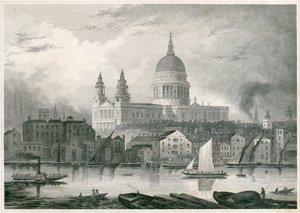 Cathédrale Saint-Paul, Cité de Londres, 1850