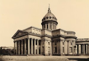 Saint-Pétersbourg / Russie. La cathédrale de Kazan. Vers 1900